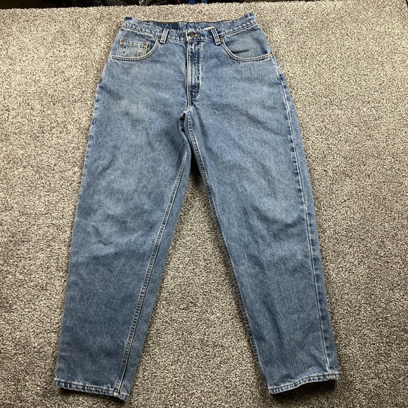 Levi's Other - Vintage Levis Jeans 32x30 560 Orange Tab Black Wing‎ Loose Fit Tapered USA Made